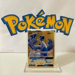 Pokémon Lugia GX  207/214 Lost Thunder Sun & Moon  Metal Gold Card